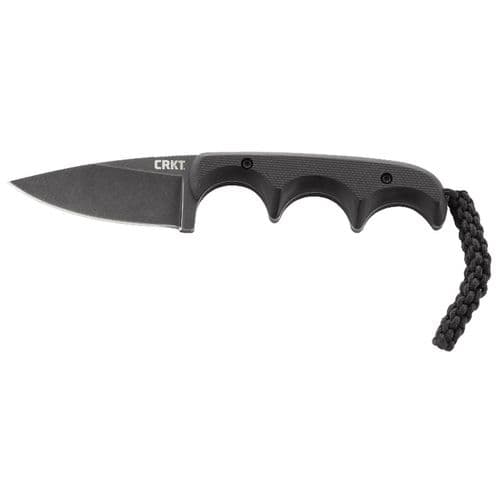 CRKT 2384K Minimalist 2.16" Fixed Drop Point Plain Black Stonewash 5Cr15MoV SS Blade G10 Black Handle CRKT 2384K Minimalist 2.16" Fixed Drop Point Plain Black Stonewash 5Cr15MoV SS Blade G10 Black Handle