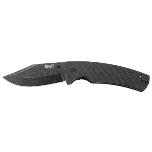 CRKT 2795 Gulf 4.08" Folding Clip Point Plain Stonewash 8Cr13MoV SS Blade G10 Black Handle CRKT 2795 Gulf 4.08" Folding Clip Point Plain Stonewash 8Cr13MoV SS Blade G10 Black Handle
