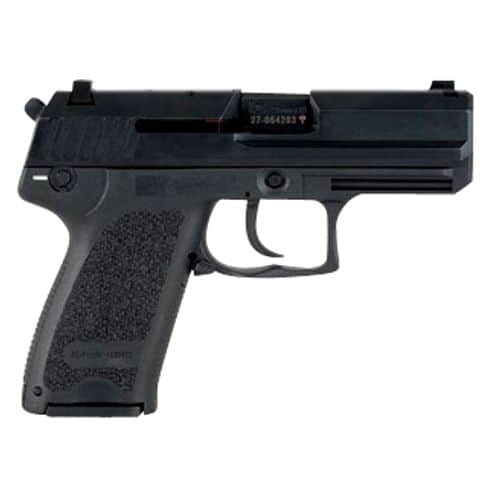 HK 81000344 USP Compact V1 SA/DA 45 ACP 3.78" 8+1 (3) Black Black Steel Slide Black Polymer Grip Night Sights Decocker Safety HK 81000344 USP Compact V1 SA/DA 45 ACP 3.78" 8+1 (3) Black Black Steel Slide Black Polymer Grip Night Sights Decocker Safety