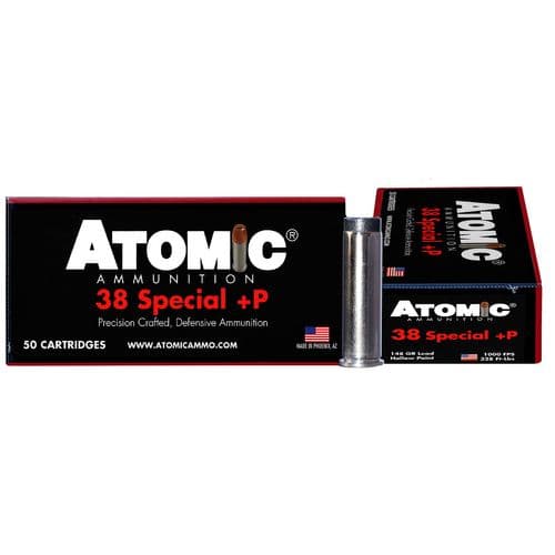 Atomic 419 Pistol 38 Spl + P Subsonic 148 gr Lead Hollow Point (LHP) 50 Bx/ 10 Cs Atomic 419 Pistol 38 Spl + P Subsonic 148 gr Lead Hollow Point (LHP) 50 Bx/ 10 Cs