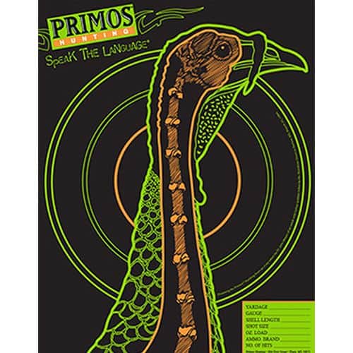 Primos 6042 VisiShot Turkey Paper Target 10 Per Pack Primos 6042 VisiShot Turkey Paper Target 10 Per Pack