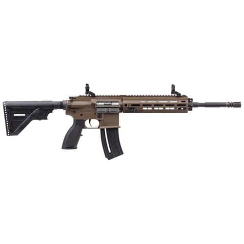 HK 81000531 HK416 Pistol 22 LR 8.50" 10+1 Flat Dark Earth Rec with Flip-Up Front & Rear Sights HK 81000531 HK416 Pistol 22 LR 8.50" 10+1 Flat Dark Earth Rec with Flip-Up Front & Rear Sights