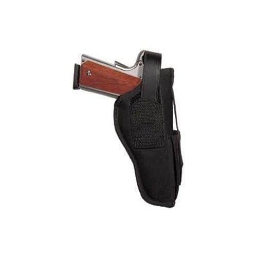 Uncle Mikes 70050 Sidekick Hip Holster with Mag Pouch 5 4.5"-5" Barrel Large Auto Nylon Black Uncle Mikes 70050 Sidekick Hip Holster with Mag Pouch 5 4.5"-5" Barrel Large Auto Nylon Black
