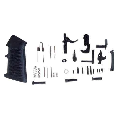 LBE Unlimited AR15LPKT Complete Lower Parts Kit  w/Pistol Grip & Trigger Guard AR-15 Black LBE Unlimited AR15LPKT Complete Lower Parts Kit  w/Pistol Grip & Trigger Guard AR-15 Black