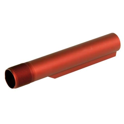 LBE Unlimited MBUF002-RED Mil-Spec Buffer Tube 6 Position AR-15 Red LBE Unlimited MBUF002-RED Mil-Spec Buffer Tube 6 Position AR-15 Red