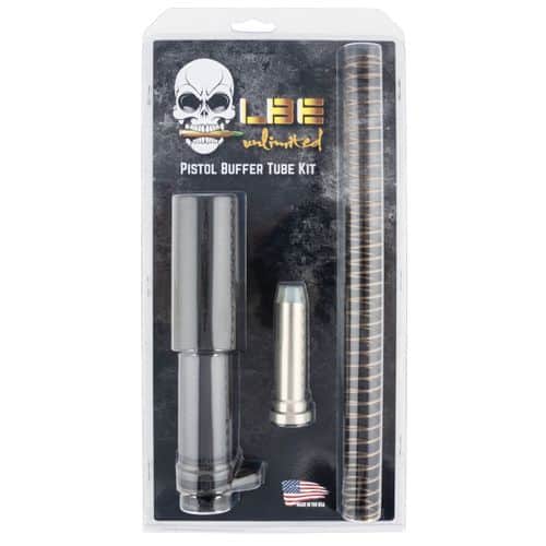 LBE Unlimited PBUFKT-CG Pistol Buffer Tube Kit Gray AR-Platform LBE Unlimited PBUFKT-CG Pistol Buffer Tube Kit Gray AR-Platform