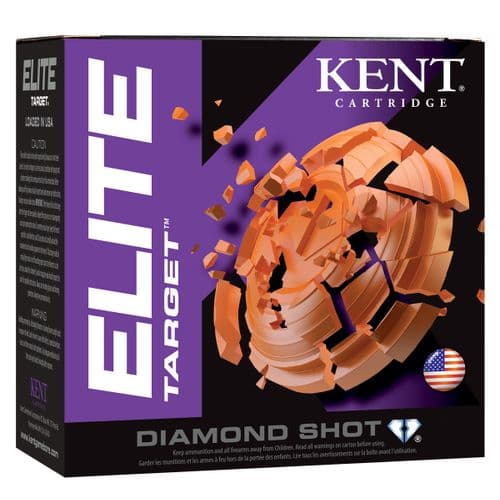 Kent Cartridge E12T328 Elite Target 12 Gauge 2.75" 1 1/8 oz 8 Shot 25 Bx/ 10 Cs Kent Cartridge E12T328 Elite Target 12 Gauge 2.75" 1 1/8 oz 8 Shot 25 Bx/ 10 Cs