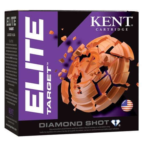 Kent Cartridge E12TH327 Elite Target 12 Gauge 2.75" 1 1/8 oz 7.5 Shot 25 Bx/ 10 Cs Kent Cartridge E12TH327 Elite Target 12 Gauge 2.75" 1 1/8 oz 7.5 Shot 25 Bx/ 10 Cs