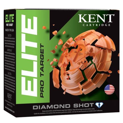 Kent Cartridge E12P3275 Elite Pro Target 12 Gauge 2.75" 1 1/8 oz 7.5 Shot 25 Bx/ 10 Cs Kent Cartridge E12P3275 Elite Pro Target 12 Gauge 2.75" 1 1/8 oz 7.5 Shot 25 Bx/ 10 Cs
