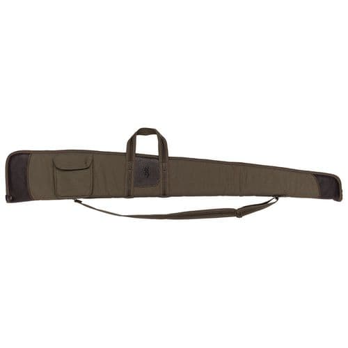 Browning 1415048452 Laredo Shotgun Case 50" Olive/Brown Cotton Canvas with Leather Trim Browning 1415048452 Laredo Shotgun Case 50" Olive/Brown Cotton Canvas with Leather Trim