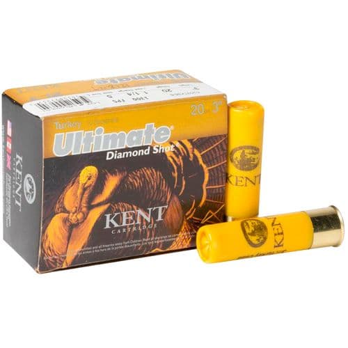 Kent Cartridge C203TK365 Ultimate Turkey Diamond Shot 20 Gauge 3" 1 1/4 oz 5 Shot 10 Bx/ 10 Cs Kent Cartridge C203TK365 Ultimate Turkey Diamond Shot 20 Gauge 3" 1 1/4 oz 5 Shot 10 Bx/ 10 Cs