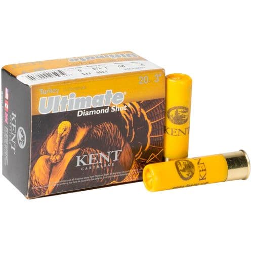 Kent Cartridge C203TK364 Ultimate Turkey Diamond Shot 20 Gauge 3" 1 1/4 oz 4 Shot 10 Bx/ 10 Cs Kent Cartridge C203TK364 Ultimate Turkey Diamond Shot 20 Gauge 3" 1 1/4 oz 4 Shot 10 Bx/ 10 Cs