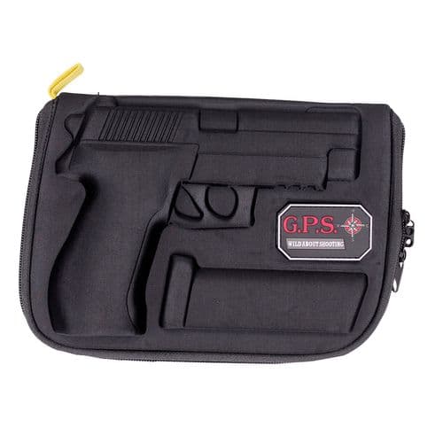 G*Outdoors GPS-910PC Custom Molded Pistol Case with Lockable Zippers, Internal Mag Holder & Black Finish for Sig P226,228,229,220,SP2022 w/wo Rails G*Outdoors GPS-910PC Custom Molded Pistol Case with Lockable Zippers, Internal Mag Holder & Black Finish for Sig P226,228,229,220,SP2022 w/wo Rails