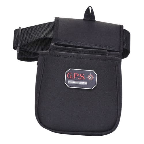 G*Outdoors GPS-960CSP Contoured Double Shotshell Pouch with Web Belt Black G*Outdoors GPS-960CSP Contoured Double Shotshell Pouch with Web Belt Black