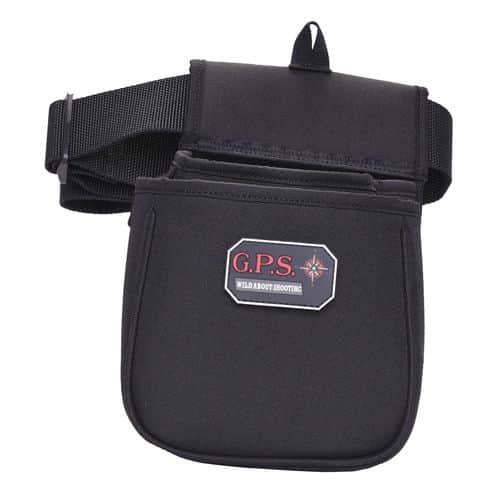 G*Outdoors GPS-960CSP Contoured Double Shotshell Pouch with Web Belt Black G*Outdoors GPS-960CSP Contoured Double Shotshell Pouch with Web Belt Black