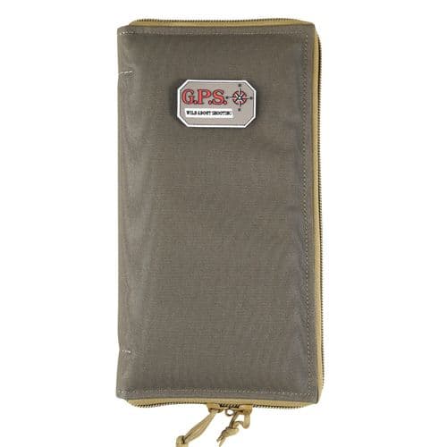 G*Outdoors GPS-1265PST Pistol Sleeve Large Tan Nylon with Locking Zippers & Thin Design Holds 1 Handgun G*Outdoors GPS-1265PST Pistol Sleeve Large Tan Nylon with Locking Zippers & Thin Design Holds 1 Handgun