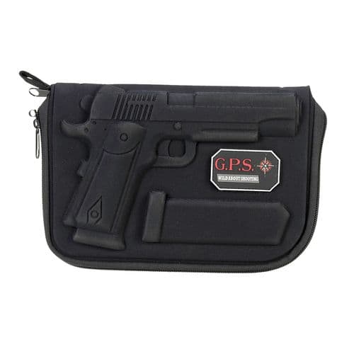 GPS Bags 908PC Custom Molded w/ Lockable Zippers Internal Mag Holder & Black Finish for 1911 & Similar Clones GPS Bags 908PC Custom Molded w/ Lockable Zippers Internal Mag Holder & Black Finish for 1911 & Similar Clones