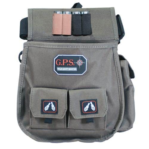 GPS Bags 1093CSP Deluxe Double Shotshell Pouch Olive Polyester Waist Mount 30-52" Belt GPS Bags 1093CSP Deluxe Double Shotshell Pouch Olive Polyester Waist Mount 30-52" Belt