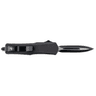 Templar Knife SBR131 Black Rubber Gen II Small 2.25" OTF Dagger Plain Black 440C SS Blade Black Rubber Coated Aluminum Handle Templar Knife SBR131 Black Rubber Gen II Small 2.25" OTF Dagger Plain Black 440C SS Blade Black Rubber Coated Aluminum Handle