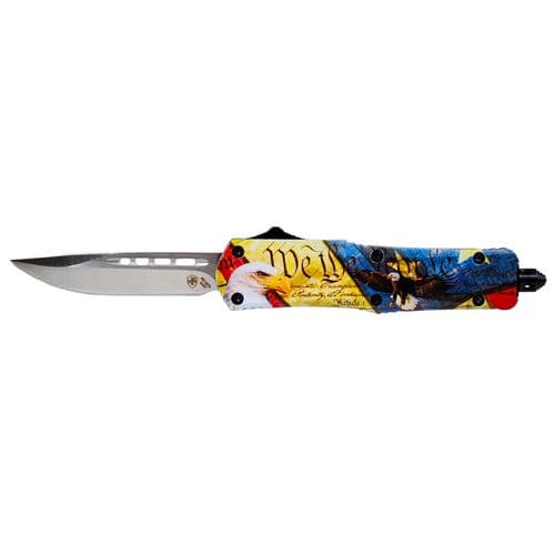 Templar Knife SEG332 Eagle Gen II Small 2.25" OTF Drop Point Part Serrated Black 440C SS Blade Multi Color w/Eagle Aluminum Alloy Handle Templar Knife SEG332 Eagle Gen II Small 2.25" OTF Drop Point Part Serrated Black 440C SS Blade Multi Color w/Eagle Aluminum Alloy Handle