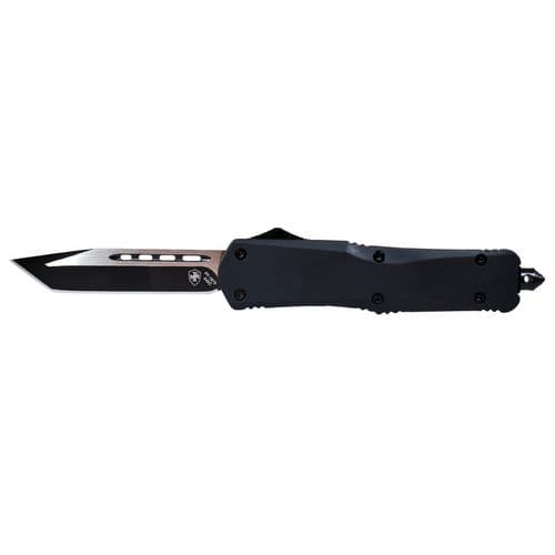 Templar Knife LBR231 Black Rubber Gen II Large 3.50" OTF Tanto Plain Black 440C SS Blade Black Rubber Coated Aluminum Handle Templar Knife LBR231 Black Rubber Gen II Large 3.50" OTF Tanto Plain Black 440C SS Blade Black Rubber Coated Aluminum Handle