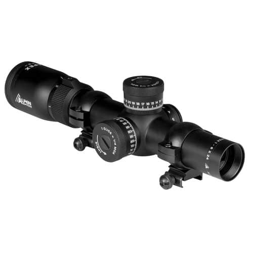 Alpen 4010 Apex Matte Black 1-6x24mm 30mm Tube Illuminated AR-BDC Reticle Alpen 4010 Apex Matte Black 1-6x24mm 30mm Tube Illuminated AR-BDC Reticle