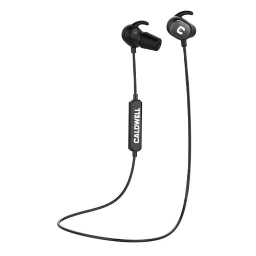 Caldwell 1121933 E-Max Power Cords Rechargeable 22 dB In The Ear Black Ear Buds with Bluetooth for Adults Includes Multiple Size Plugs Caldwell 1121933 E-Max Power Cords Rechargeable 22 dB In The Ear Black Ear Buds with Bluetooth for Adults Includes Multiple Size Plugs