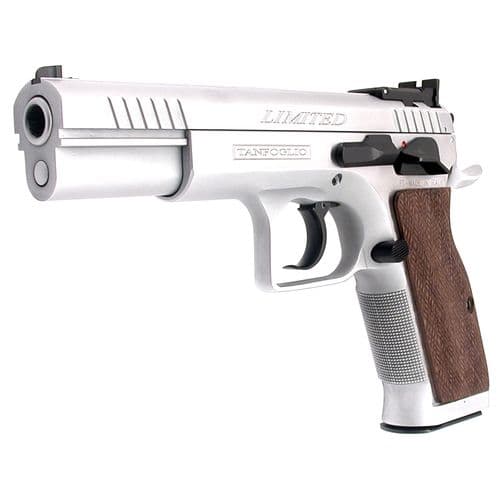 Tanfoglio IFG TF-LIMPRO-40 Limited Pro 40 S&W 4.80" 14+1 Hard Chrome Steel Brown Polymer Grip Tanfoglio IFG TF-LIMPRO-40 Limited Pro 40 S&W 4.80" 14+1 Hard Chrome Steel Brown Polymer Grip
