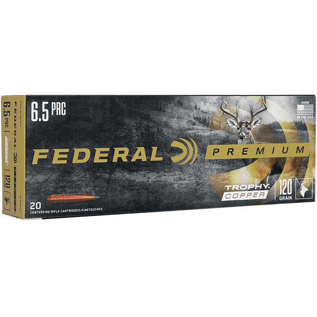 Federal Premium 6.5 PRC 120 grain, 20 Per Box - P65PRCTC1 Federal Premium 6.5 PRC 120 grain, 20 Per Box - P65PRCTC1
