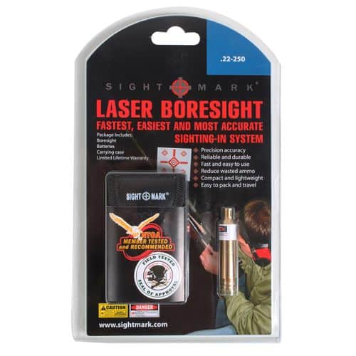 Sightmark SM39020 Boresight Red Laser for 22-250 Rem, 6.5 Creedmoor Brass Includes Battery Pack & Carrying Case Sightmark SM39020 Boresight Red Laser for 22-250 Rem, 6.5 Creedmoor Brass Includes Battery Pack & Carrying Case