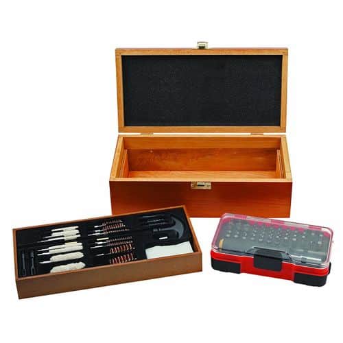 Outers Deluxe 25-Piece Gun Cleaning Kit with 51-Piece Screwdriver Set Outers Deluxe 25-Piece Gun Cleaning Kit with 51-Piece Screwdriver Set