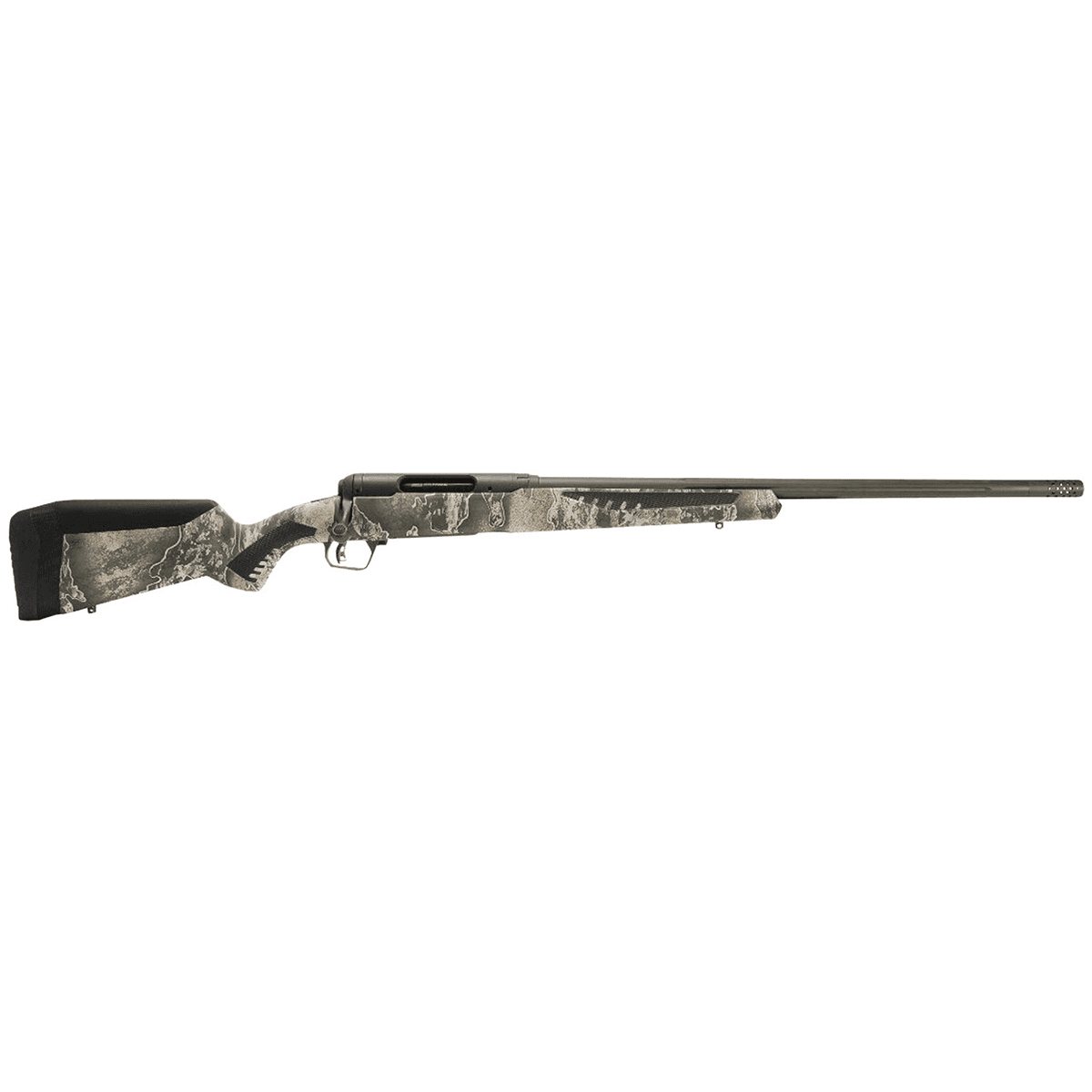 Savage Arms 57743 110 Timberline 6.5 PRC 3+1 Cap 24" OD Green Cerakote Rec/Barrel Realtree Excape Fixed AccuFit Stock Right Hand (Full Size) Savage Arms 57743 110 Timberline 6.5 PRC 3+1 Cap 24" OD Green Cerakote Rec/Barrel Realtree Excape Fixed AccuFit Stock Right Hand (Full Size)
