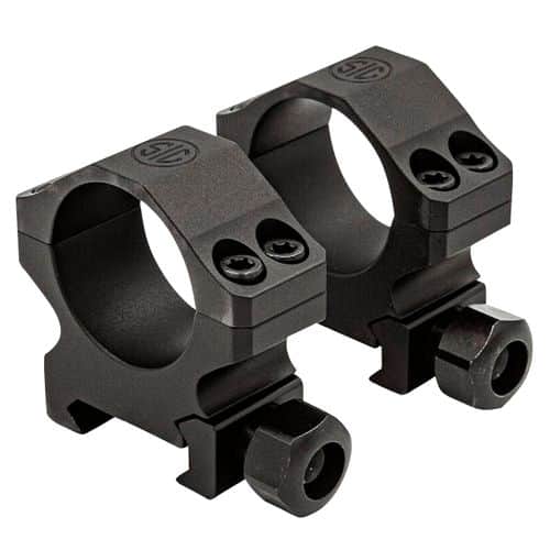 Sig Sauer Electro-Optics SOA10023 Alpha1 Hunting Scope Ring Set Weaver Medium 35mm Black Powder Coated Aluminum Sig Sauer Electro-Optics SOA10023 Alpha1 Hunting Scope Ring Set Weaver Medium 35mm Black Powder Coated Aluminum