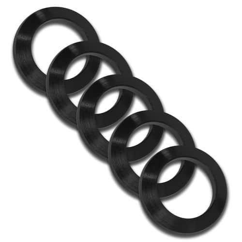 Grovtec US Inc GTHM319 Crush Washer 223 Cal Black Nitride Steel 1/2"-28 tpi Rifle 5 Per Pack Grovtec US Inc GTHM319 Crush Washer 223 Cal Black Nitride Steel 1/2"-28 tpi Rifle 5 Per Pack