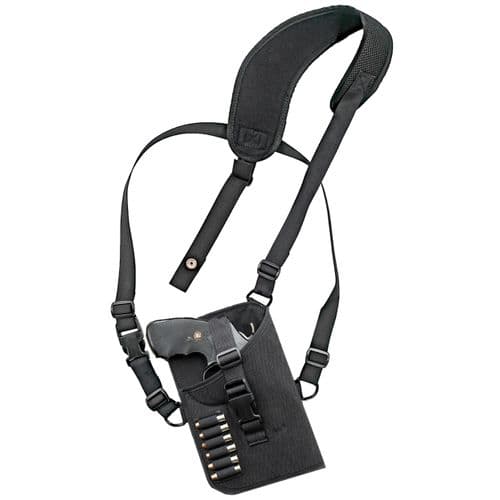 Grovtec US Inc GTHL15102R Trail Pack Ergo Holster Black Shoulder/Belt 3-4" DA Revolver Right Hand Grovtec US Inc GTHL15102R Trail Pack Ergo Holster Black Shoulder/Belt 3-4" DA Revolver Right Hand