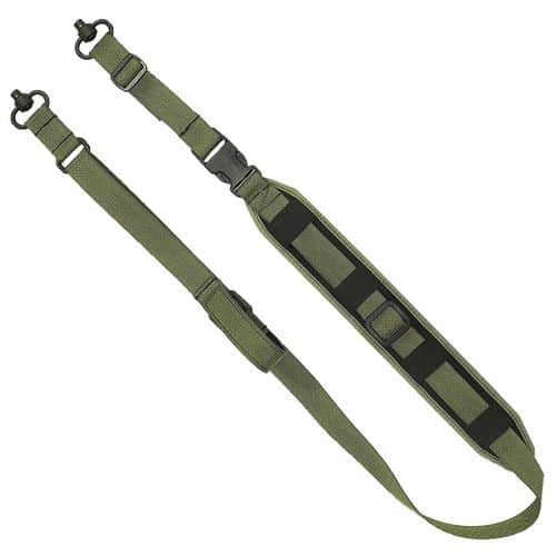 Grovtec US Inc GTSL130 QS 2-Point Sentinel Sling with Push Button Swivels 2" W Adjustable OD Green for Rifle/Shotgun Grovtec US Inc GTSL130 QS 2-Point Sentinel Sling with Push Button Swivels 2" W Adjustable OD Green for Rifle/Shotgun