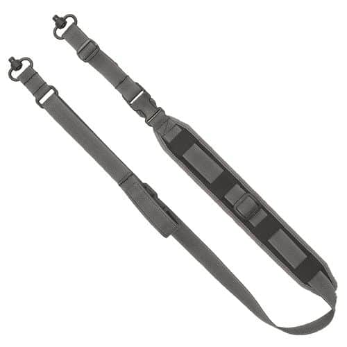 Grovtec US Inc GTSL128 QS 2-Point Sentinel Sling with Push Button Swivels 2" W Adjustable Wolf Gray for Rifle/Shotgun Grovtec US Inc GTSL128 QS 2-Point Sentinel Sling with Push Button Swivels 2" W Adjustable Wolf Gray for Rifle/Shotgun