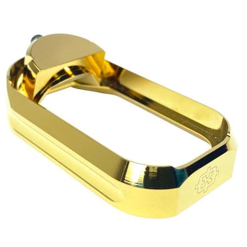 Cross Armory CRGFMWGD Flared Magwell Aluminum Gold Anodized for Most Glock Gen1-3 Cross Armory CRGFMWGD Flared Magwell Aluminum Gold Anodized for Most Glock Gen1-3