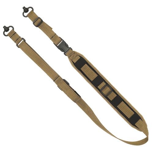 Grovtec US Inc GTSL129 QS 2-Point Sentinel Sling with Push Button Swivels 2" W Adjustable Coyote Brown for Rifle/Shotgun Grovtec US Inc GTSL129 QS 2-Point Sentinel Sling with Push Button Swivels 2" W Adjustable Coyote Brown for Rifle/Shotgun