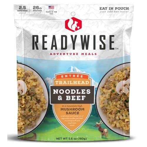 Wise Foods RW05-004 Trailhead Noodles & Beef 2.5 Servings Meat/Pasta 6 Per Case Wise Foods RW05-004 Trailhead Noodles & Beef 2.5 Servings Meat/Pasta 6 Per Case