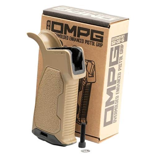 Strike AROMPG15FDE AR Enhanced Pistol Grip 15 Degrees AR Platform Flat Dark Earth Rubber Strike AROMPG15FDE AR Enhanced Pistol Grip 15 Degrees AR Platform Flat Dark Earth Rubber