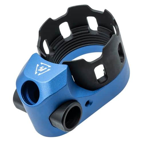 Strike ARTRIBUSBLU Tribus Enhanced Castle Nut & End Plate Strike ARTRIBUSBLU Tribus Enhanced Castle Nut & End Plate