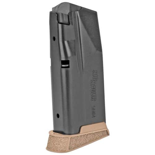 Sig Sauer MAG365910XCOY OEM 9mm Luger Sig Sauer P365 Micro Compact 10rd Black with Coyote Floor Plate Detachable with Finger Extension Sig Sauer MAG365910XCOY OEM 9mm Luger Sig Sauer P365 Micro Compact 10rd Black with Coyote Floor Plate Detachable with Finger Extension