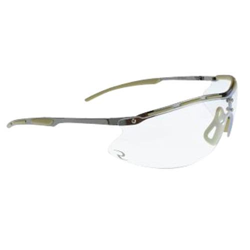 Radians CSB1011CS Bravo Glasses 99.9% UV Rated Polycarbonate Clear Lens with Black Half Frame & Rubber Temple Sleeves & Nose Piece for Adults Radians CSB1011CS Bravo Glasses 99.9% UV Rated Polycarbonate Clear Lens with Black Half Frame & Rubber Temple Sleeves & Nose Piece for Adults