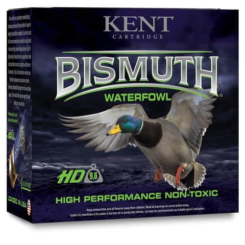 Kent Cartridge B123W405 Bismuth Waterfowl 12 Gauge 3" 1 3/8 oz 5 Shot 25 Bx/ 10 Cs Kent Cartridge B123W405 Bismuth Waterfowl 12 Gauge 3" 1 3/8 oz 5 Shot 25 Bx/ 10 Cs