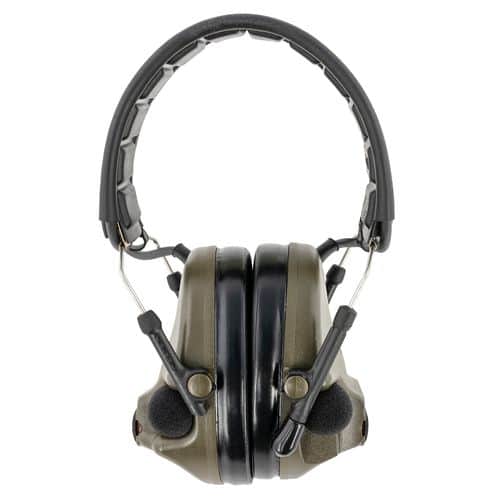 Peltor MT20H682FB09GN ComTac V Hearing Defender Headset 23 dB Over the Head OD Green Ear Cups with Black Headband for Adults 1 Pair Peltor MT20H682FB09GN ComTac V Hearing Defender Headset 23 dB Over the Head OD Green Ear Cups with Black Headband for Adults 1 Pair