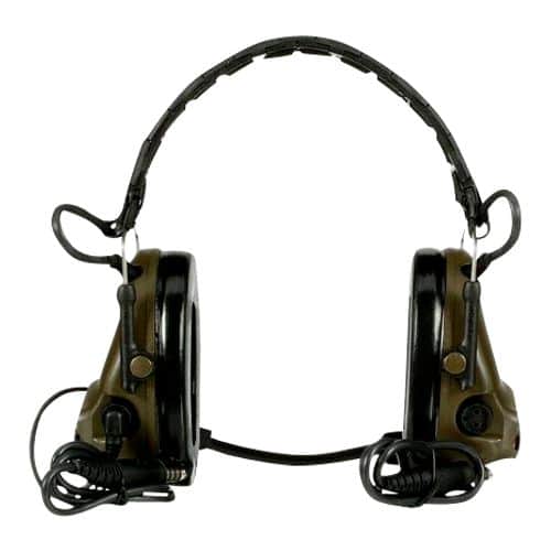 Peltor MT20H682FB09CY ComTac V Hearing Defender Headset 23 dB Over the Head Coyote Ear Cups with Black Headband for Adults 1 Pair Peltor MT20H682FB09CY ComTac V Hearing Defender Headset 23 dB Over the Head Coyote Ear Cups with Black Headband for Adults 1 Pair