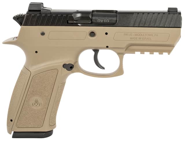 IWI US J941PSL9FD-II Jericho 941 Enhanced 9mm Luger 3.80" 17+1 Overall Flat Dark Earth Flat IWI US J941PSL9FD-II Jericho 941 Enhanced 9mm Luger 3.80" 17+1 Overall Flat Dark Earth Flat