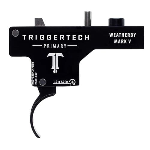 TriggerTech WM5SBB14NBW Primary Weatherby Mark V Black PVD Single-Stage Curved 1.50-4 lbs TriggerTech WM5SBB14NBW Primary Weatherby Mark V Black PVD Single-Stage Curved 1.50-4 lbs