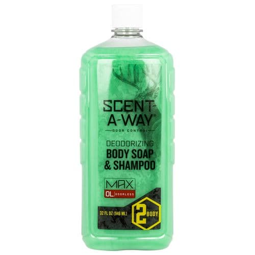 Scent-A-Way 07758 Shampoo/Body Wash Odor Eliminator Odorless 32 oz Scent-A-Way 07758 Shampoo/Body Wash Odor Eliminator Odorless 32 oz